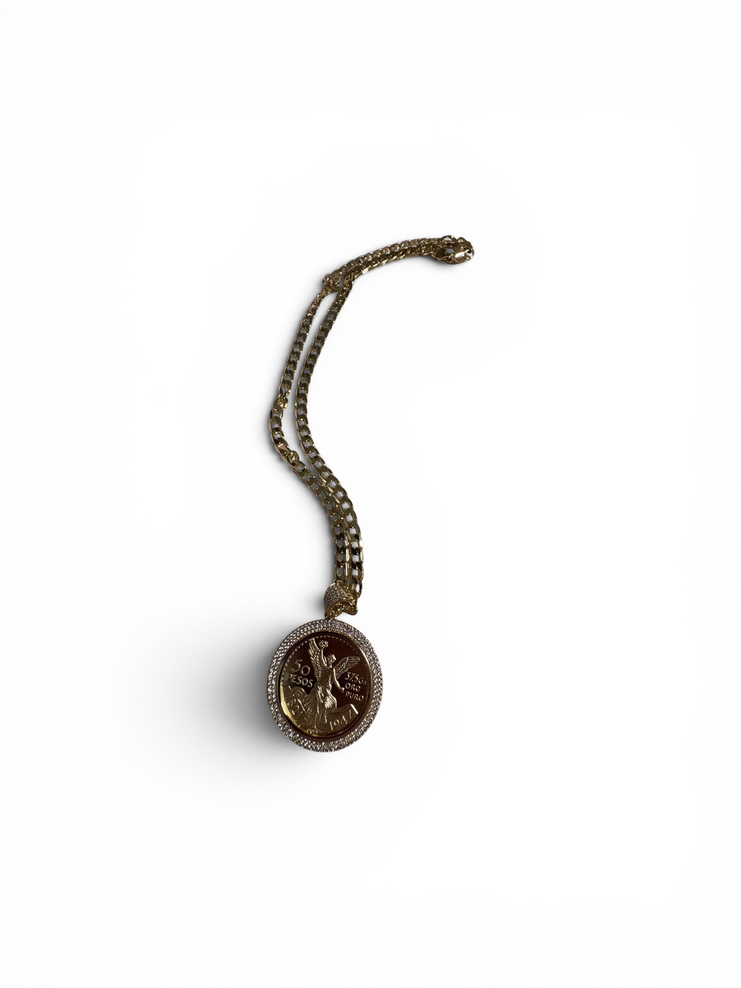 Collar Hombre Centenario Oro Laminado✨